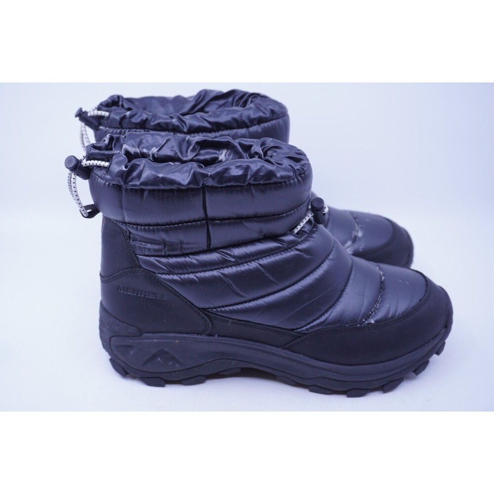 Merrell Winter Moc Zero Tall Womens US 9 x Sweaty Betty Black Puffer Insulated